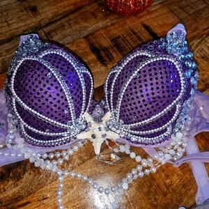 Mermaid Costume Bra 34D